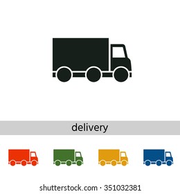 Delivery car icon.