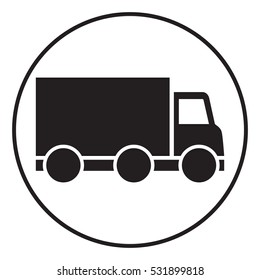 Delivery car icon