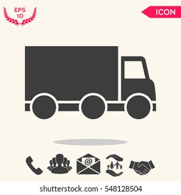 Delivery car icon