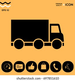 Delivery car icon
