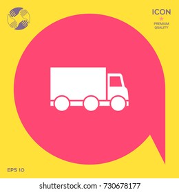Delivery car icon