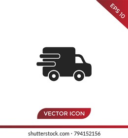 Delivery car icon