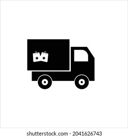 Delivery car icon design graphic vector illustration