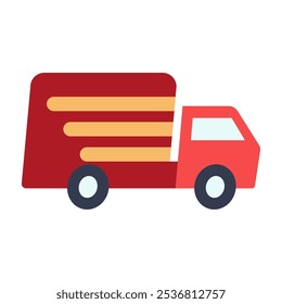 Delivery car icon graphic vector design illustration