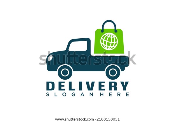 Delivery car icon
logo design vector
template