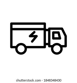 Delivery Car icon or logo isolated sign symbol vector illustration - high quality black style vector icons
