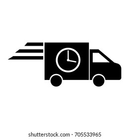delivery car icon, shipping icon vector 