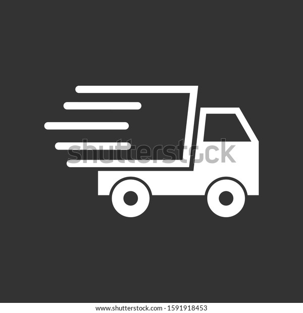 delivery car icon,\
sketch vector\
illustration