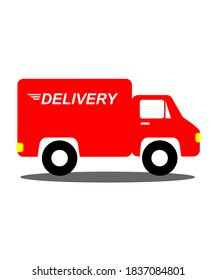 delivery car icon vector design for cargo business