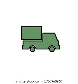 delivery car icon, vector ilustration