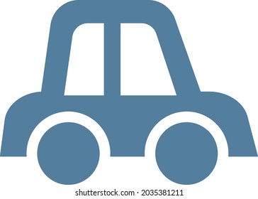 Delivery car, illustration, vector, on a white background.