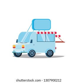delivery car isolated icon