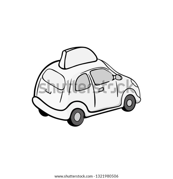 Delivery car isolated on white background. Vector\
illustration of a delivery\
car