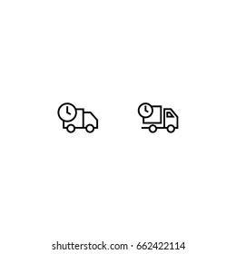 delivery car  set icon 