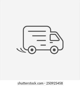 delivery car icon