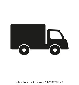delivery car vector icon in trendy flat design 