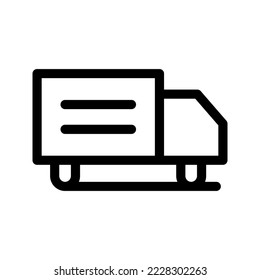 Illustration zum Design von Vektorsymbol der Lieferkarte