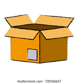 Delivery cardboard box