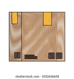 delivery cardboard box package icon