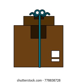 Delivery cardboard boxes