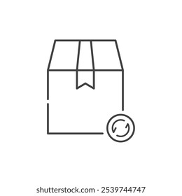 Carga de entrega e icono logístico 