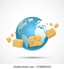 5,674 Delivery around the world Images, Stock Photos & Vectors ...