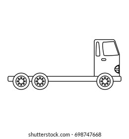 Delivery cargo truck