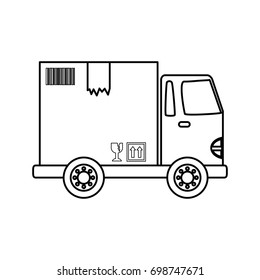 Delivery cargo truck