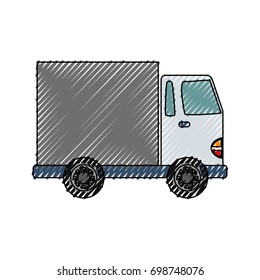 Delivery cargo truck