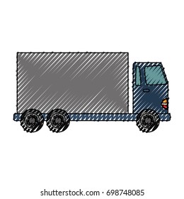 Delivery cargo truck