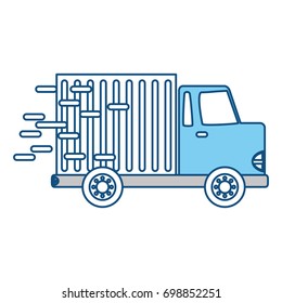 Delivery cargo truck
