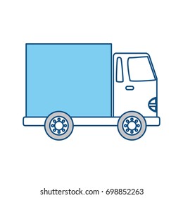 Delivery cargo truck
