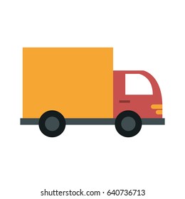 delivery or cargo truck icon image 