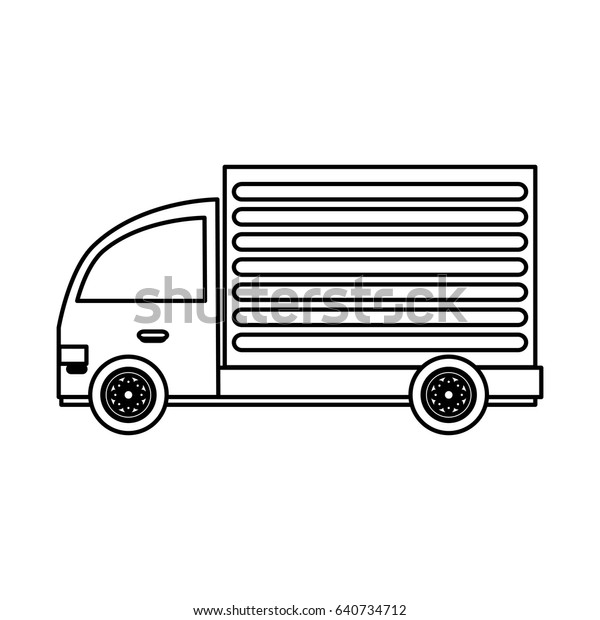 delivery or cargo truck icon
image 