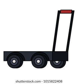 delivery cart handle icon