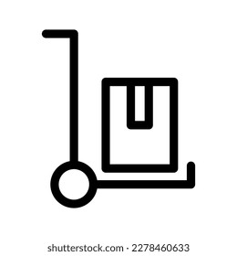 Icono de carro de entrega Ilustración de diseño de vectores