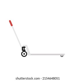 Delivery cart vector. Delivery cart on white background.