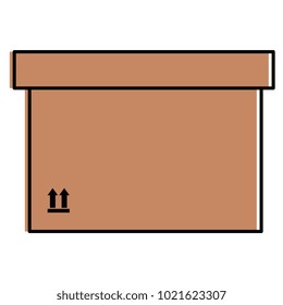 delivery carton box icon