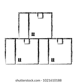 delivery carton boxes icon