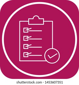 Delivery Checklist icon for your project
