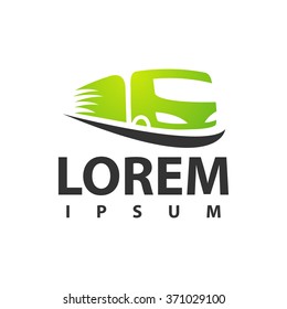 Delivery company icon template. Intercity transport company concept. Delivery truck icon. Delivery icon. Delivery van.