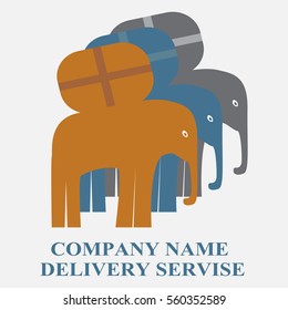 Delivery company logo.