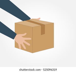 荷物 手渡し のイラスト素材 画像 ベクター画像 Shutterstock