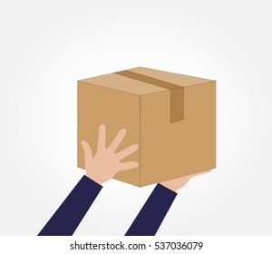 Delivery concept. Delivery design over white background, vector illustration