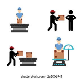 delivery concept design, vector illustration eps10 graphic 