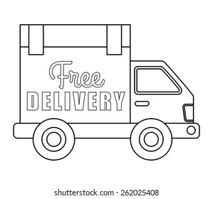 delivery concept design, vector illustration eps10 graphic 