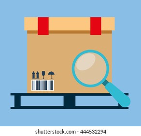 Delivery  concept with icon design, vector illustration 10 eps graphic.