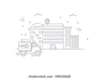 Delivery Concept. Line design