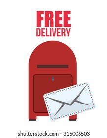 delivery concept shipping icons design, vector illustration 10 eps graphic.