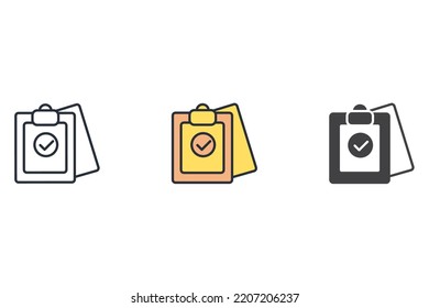 delivery confirmation icons  symbol vector elements for infographic web